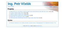 Tablet Screenshot of petr.vcelak.cz